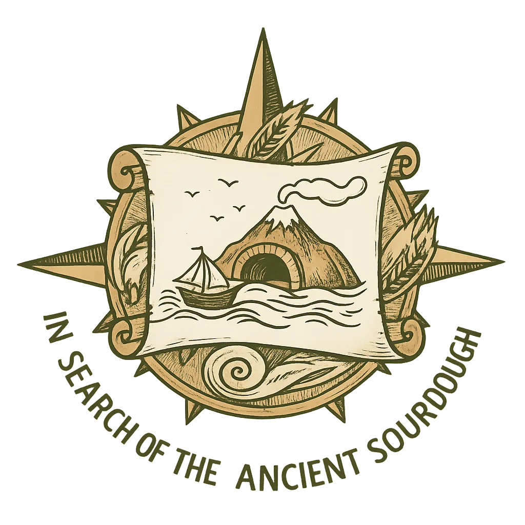 In Search of the Ancient Sourdough series logo